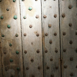 18th Century Dutch Farmhouse Door 18 th century in oak, metal, dutch, south Limburg