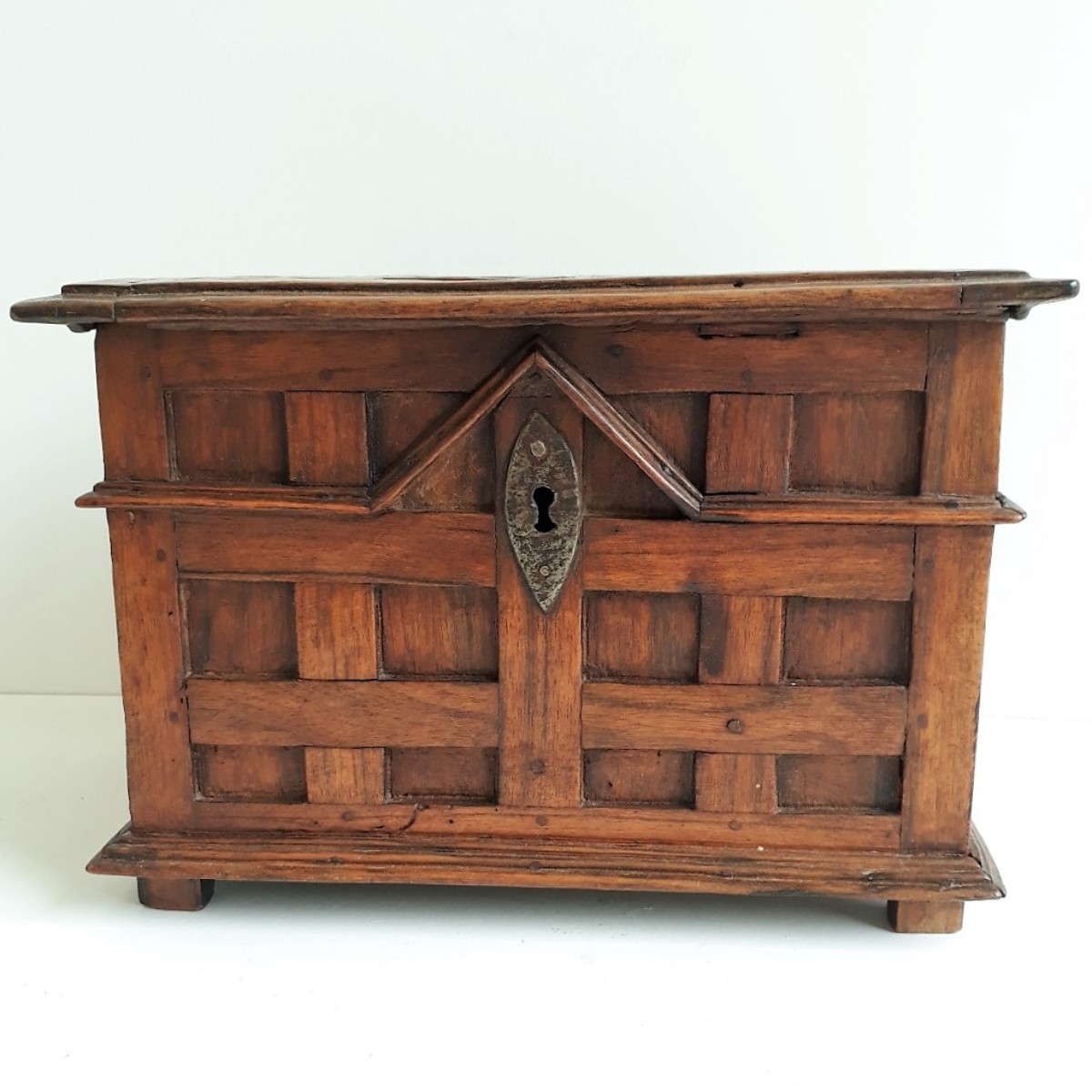 18th century French Walnut Box With Secret Drawer