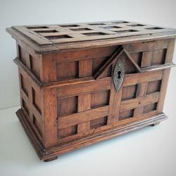 French Walnut Box With Secret Drawer 18th century in walnut, French 1720-1740