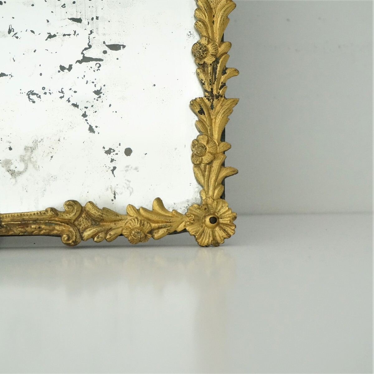 18th century Swedish Ormolu Mirror In The Style Of Burchard Precht