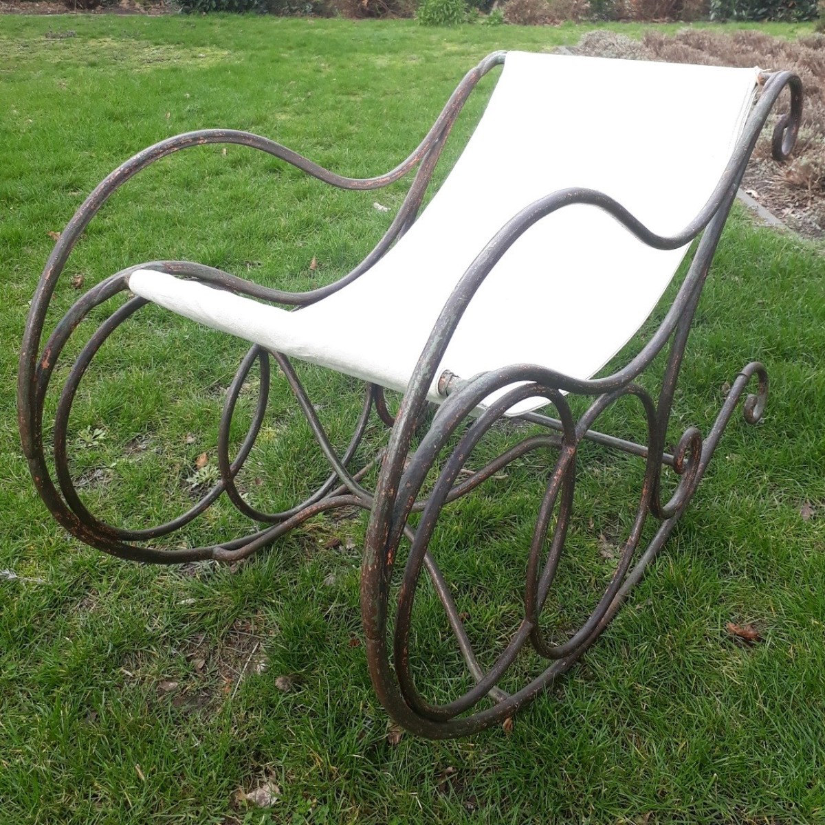 1920 French Garden Rocking Chair