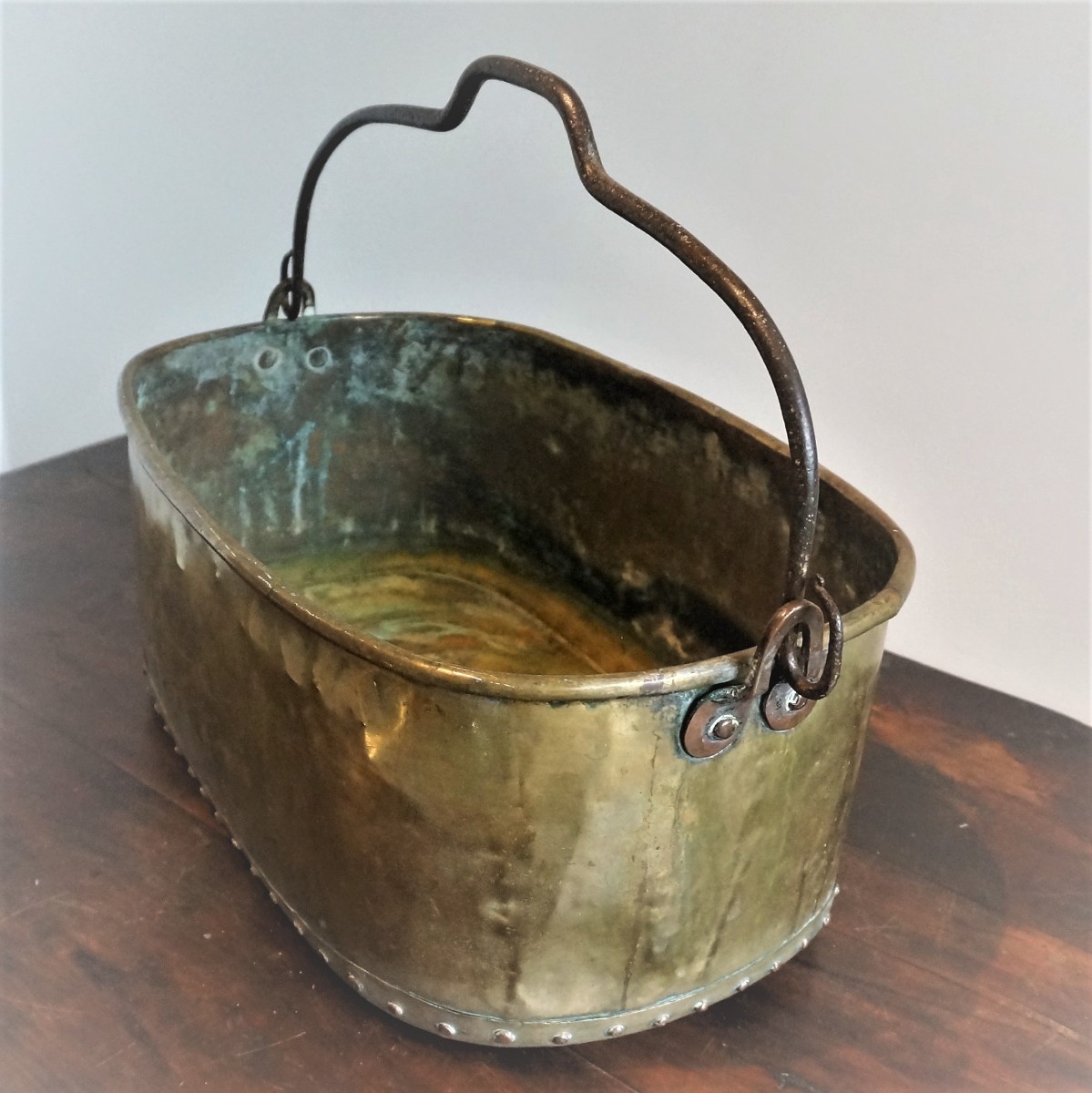 19th century Rare Oblong Bucket