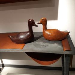2 Ducks By Dimitri Omersa Abercrombie Of Liberty in leather, England