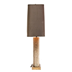 Table Lamp attr. Roger Vanhevel in Fossilised sandstone, Belgium 1970