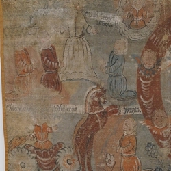 17th Cent. Swedish Canvas in linen, Sweden late 17th cent