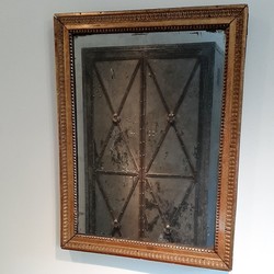 Louis Xvi Original Guilded Miror, Original Miror Plate. Louis XVI, late 18th century  in guilded wood, France 1790-1800