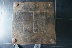 Side Table mid century in iron, european 20th century