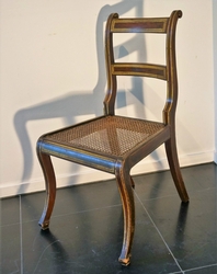 Set Of 8 Regency Simulated Rosewood Chairs regency in beech, England 1820-1830