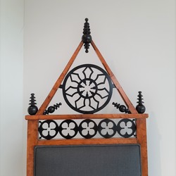 Baltic Armchair second half 19th century in birch, ebonised, Baltic states 1870